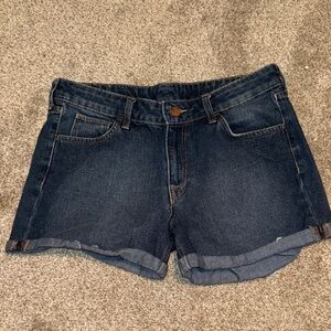 Women's Dark Denim Jean Shorts